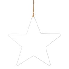 Metal star hanger, 22x22cm,