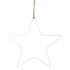 Metal star hanger, 30x30cm,