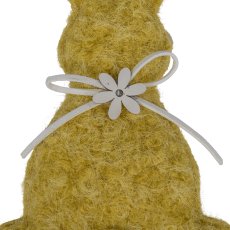 Stoffhänger Hase STUPS, 10x16cm, gelb