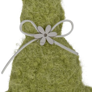 Stoffhänger Hase STUPS, 10x16cm, limone