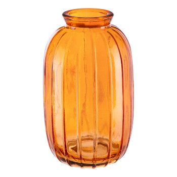 Glass vase JIL I, 12x7cm, terra