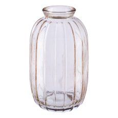 Glas Vase JIL I, 12x7cm, altrosa