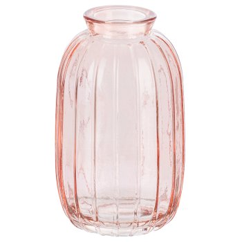 Glas Vase JIL I, 12x7cm, Lachs