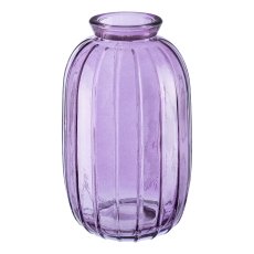 Glas Vase JIL I, 12x7cm, violett