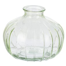 Glass vase JIL II, 9x11cm, light green