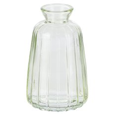 Glass vase JIL III, 11x7cm, light green