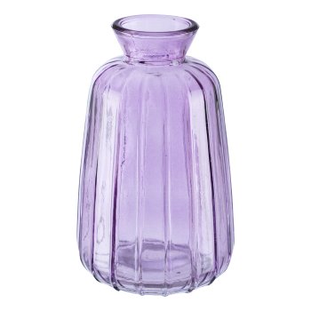 Glas Vase JIL III, 11x7cm, violett