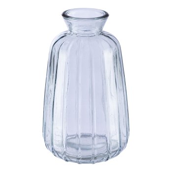 Glass vase JIL III, 11x7cm, gray