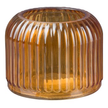 Glas Zylinder Vase OPUS, 11x9cm, Orange