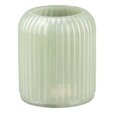 Glass cylinder vase OPUS, 11x13cm, moss