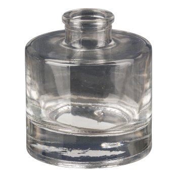 Glass bottle KIEL, 6,5x7,5cm, clear