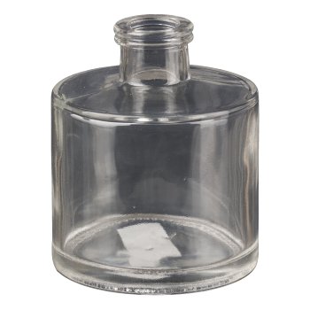 Glas Flasche KIEL, 8x9,3cm, klar