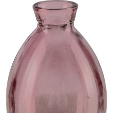 Glasvase bauchig, 7x12cm, rosa