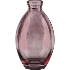 Glasvase bauchig, 7x12cm, rosa