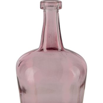 Glasvase MIGUEL, 8x14cm, rosa