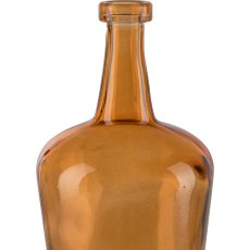 Glass vase MIGUEL, 8x14cm, orange