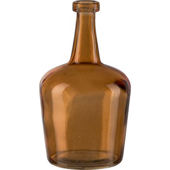 Glass vase MIGUEL, 8x14cm, orange