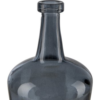 Glass vase MIGUEL, 8x14cm, pigeon blue