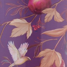 Glass lantern INSTYLE with print, 15x15x15cm, purple, Lepuro