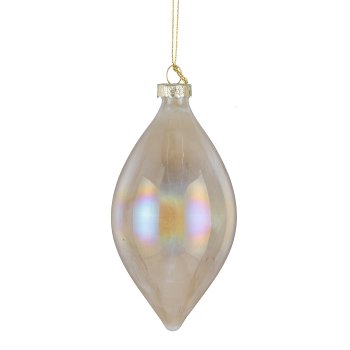 Glas Kugel Sortiment, 3erSet, pearl luster ca.8cm, Schlamm