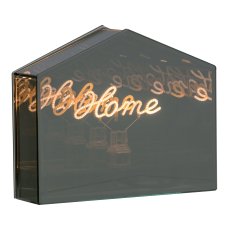 Glass decorative object, box, w.filament HOME 18x5x14cm, clear