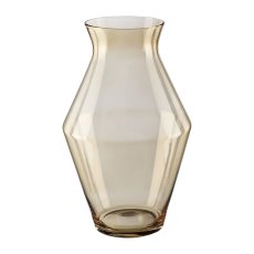 Glass vase EKKO, 16,5x25cm, wood