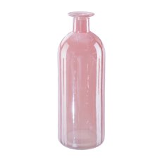 Glas Flachenvase LUSTER, 7x20,5cm, rosa