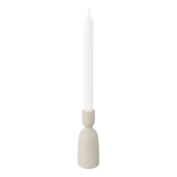 Porcelain candle holder SWINGINGMALMÖ, 18x6x6cm, light green