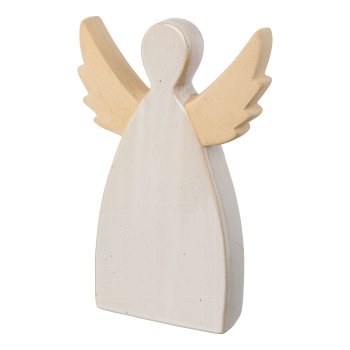 Porzellan Engel LILLE, 23,5x15x4,5cm, natur