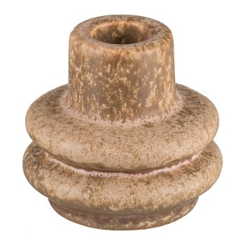 Porcelain tealight holder, SAGRES 8x8x5cm, Khaki