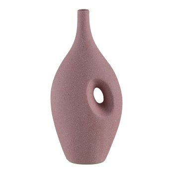 Ceramic vase, LE HAVRE 14x8x29cm, sandstone red