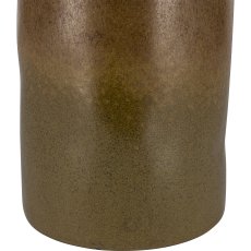 Ceramic vase EARTH, 8x8x12cm, mocca