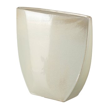 Ceramic Vase Moon, 26,5x9x25,5 cm, Cream