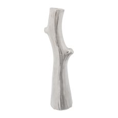 Ceramic Branch Vase, 30x8,5x7,5cm, Silver