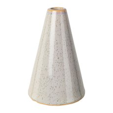 Keramik Vase TRAQUERA, 8x8x10cm, grau