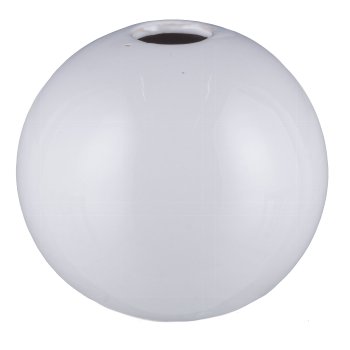 Ceramic ball vase 12x12x11cm, white, LEPURO