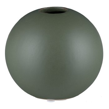 Keramik Kugel Vase 12x12x11cm, Khaki, LEPURO