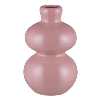 Ceramic vase, Bubble 17x17x28cm, sandstone red, LEPURO