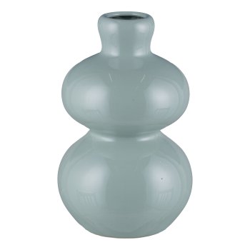 Ceramic vase, bubble 17x17x28cm, cloud blue, LEPURO