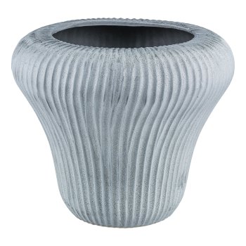 Ceramic vessel, object, MAJA 35x35x30cm, pigeon blue