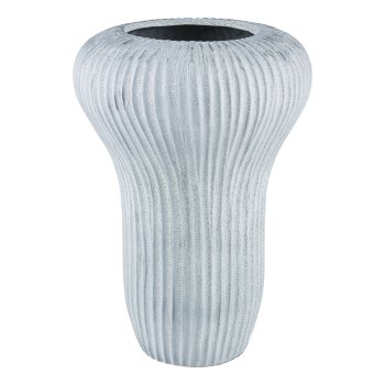 Ceramic vessel, object, MAJA 31x31x45cm, pigeon blue