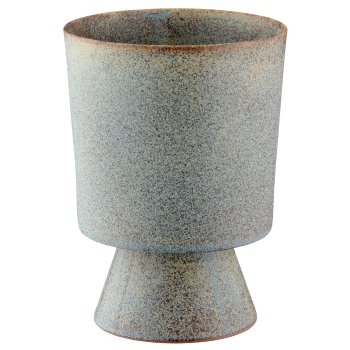 Ceramic vessel amphora, 11.5x11.5x16cm, blue