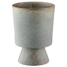 Keramikgefäß Amphore, 11,5x11,5x16cm, blau