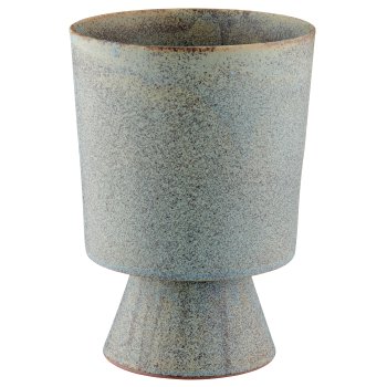 Ceramic vessel amphora, 13x13x18cm, blue