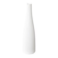 Ceramic vase Planico, H 27cm, white