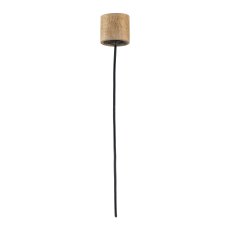 Wood/metal candle holder, sticks 2.5x22cm, nature