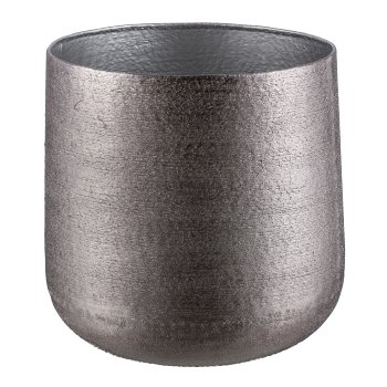 Aluminium Übertopf, 3erSet, SHELBY 17x20x18/23x25x23/28x29x29cm,