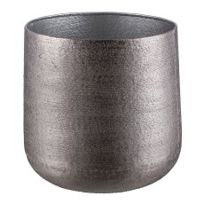 Aluminium Übertopf, 3erSet, SHELBY 17x20x18/23x25x23/28x29x29cm,