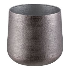Aluminium Übertopf, 3erSet, SHELBY 17x20x18/23x25x23/28x29x29cm,