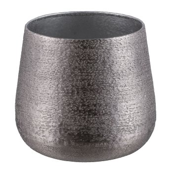 Aluminium Übertopf, 3erSet, SHELBY 17x20x18/23x25x23/28x29x29cm,